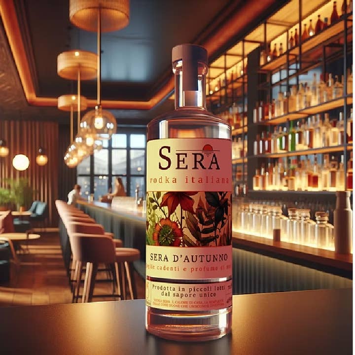 Vodka Sera d' autunno Mela Appassita - 70cl per la vendita all'ingrosso da parte di Café 124 srl