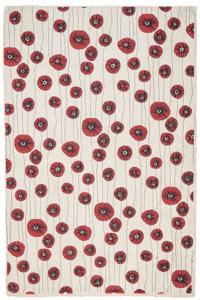 Vevoke - Wholesale Flat wrap - Wrap-Japanese Art Red and Black on Brown0