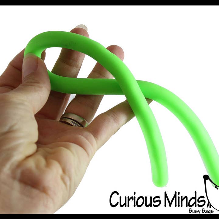 Curious Minds Toys - Vente Fidget/jouet anti-stress – enfant - 1 jouet à cordes extensibles - Jouet à cordes Worm Noodle Strings2