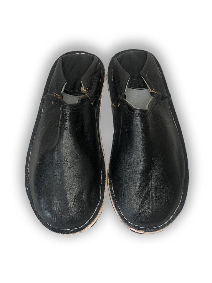 Marrakech Bazaar – Chinelos - Homem por atacado – Chinelos masculinos artesanais de couro marroquino