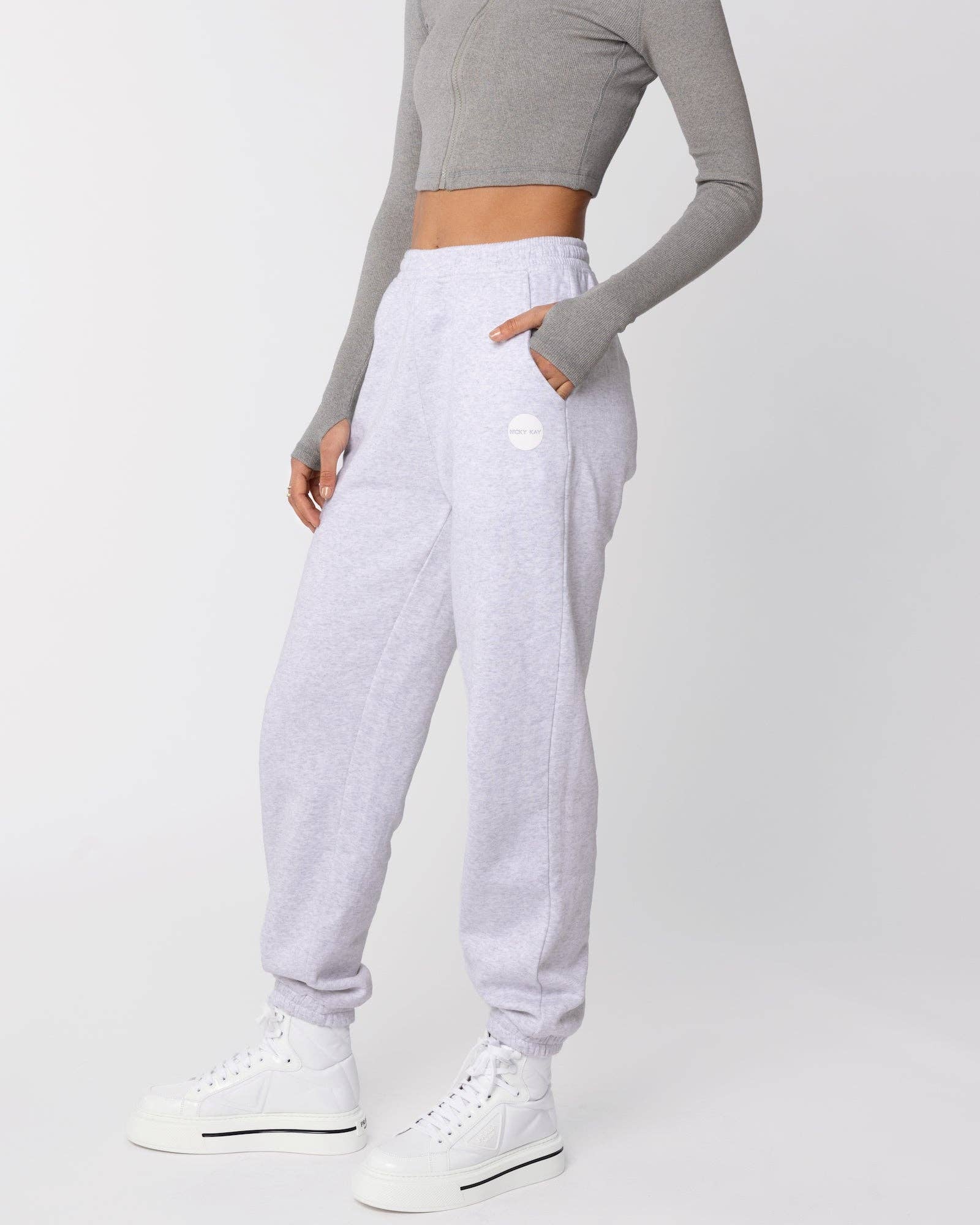 Nicky Kay – wholesale Athletic sweatpants/jogging bottoms – Women's – Organic Cotton High Rise Sweatpants2