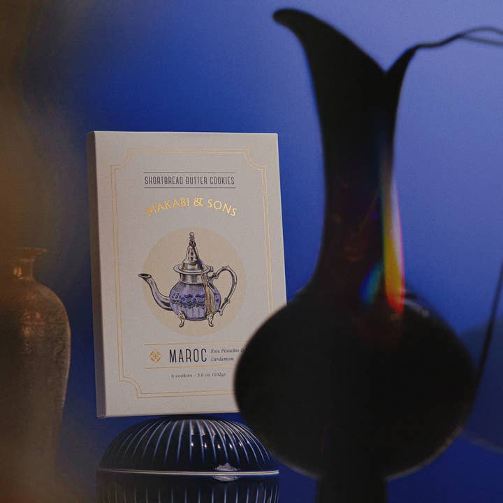 Makabi & Sons - Wholesale Cookie - Rose Pistachio Cardamom Cookies - Maroc4