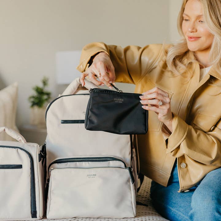 3-Piece Pouch Set Cloud for wholesale by JuJuBe