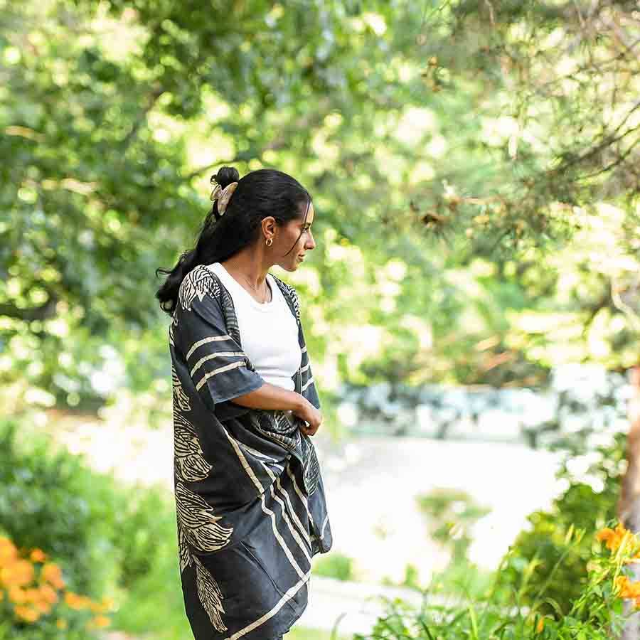 Ichcha – Kimono - Mulher por atacado – Kimono/pre­tó túnica lounge com estampa jungle8