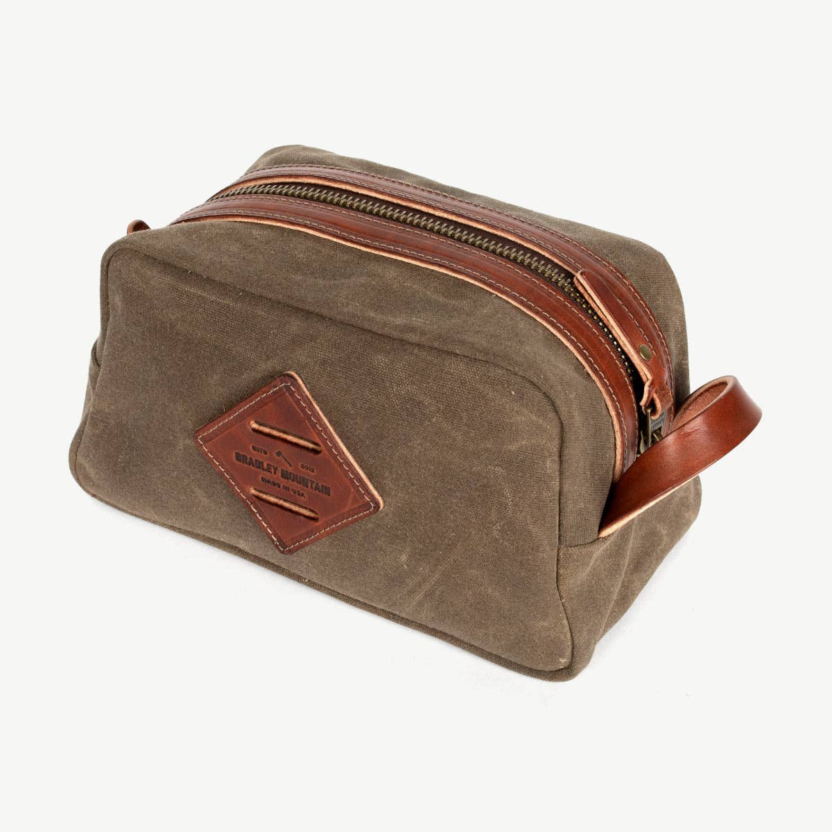 Bradley Mountain - Wholesale Toiletry Bag - Men's - Dopp Kit - Field Tan4