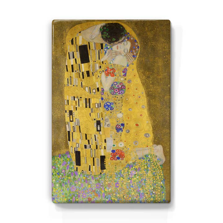 Lámina Laque - El beso - Gustav Klimt - 19,5 x 30 cm - LP298 para venta al por mayor de Laqueprint