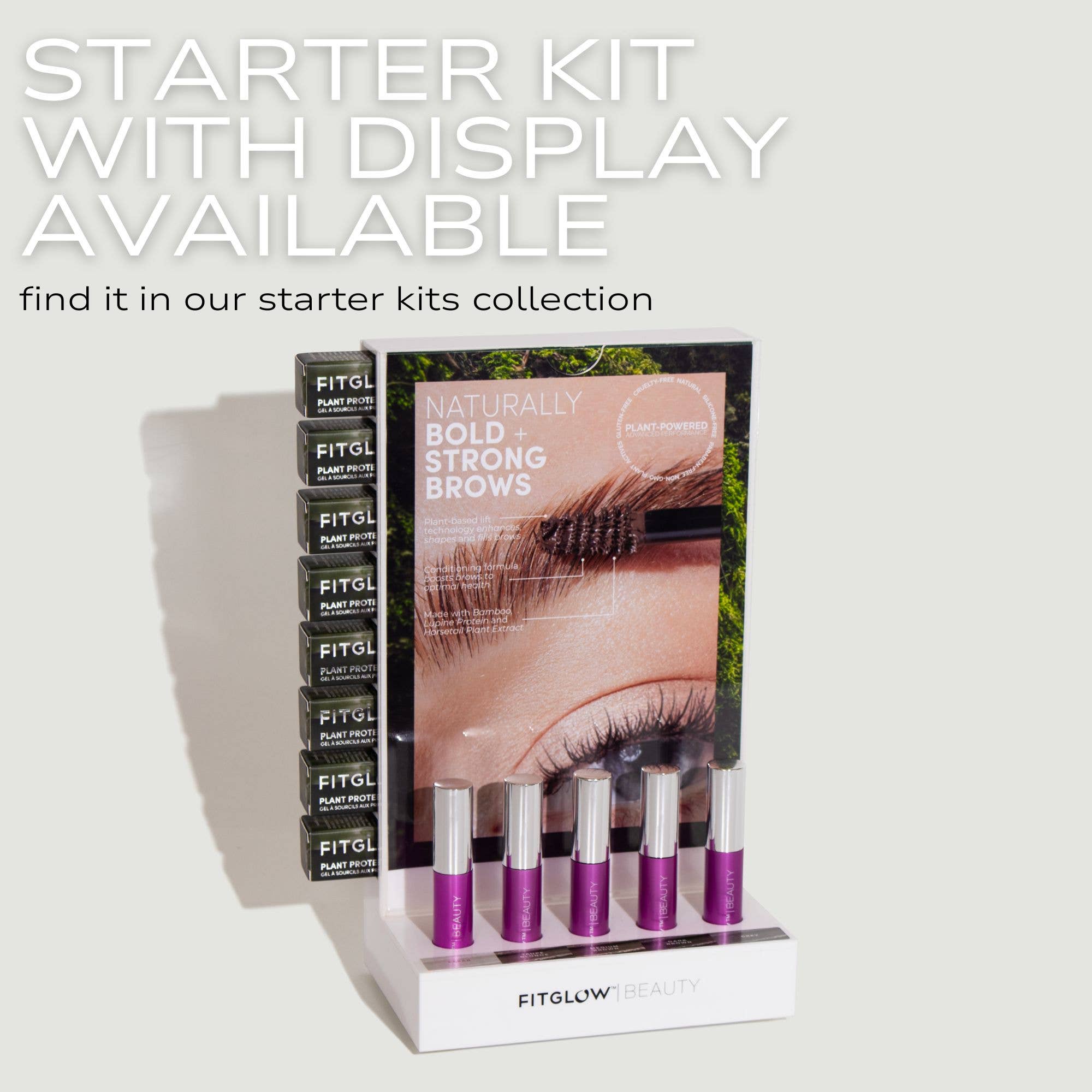 Fitglow Beauty - Vente Crayons à sourcils/de remplissage - Gel pour sourcils aux protéines végétales3