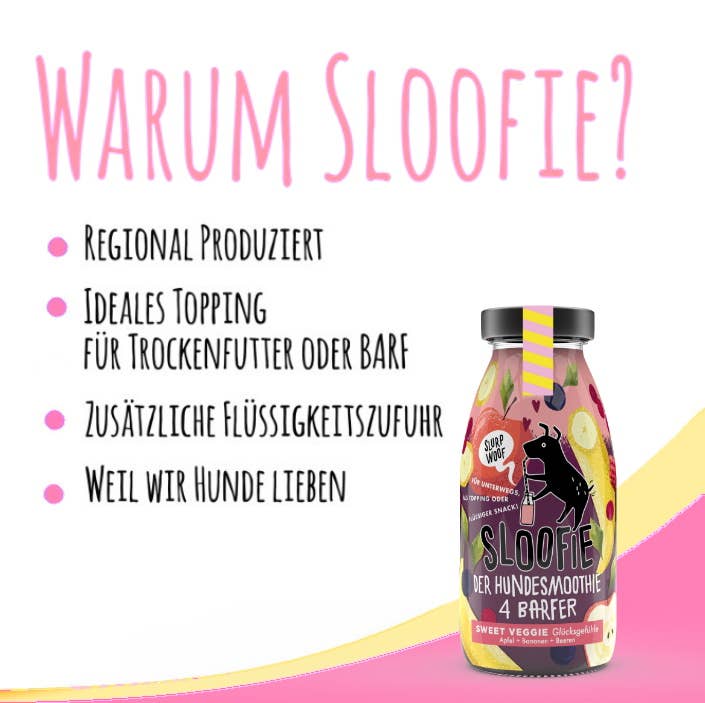 Sloofie-der Hundesmoothie - Wholesale Pet Food - Dog - SLOOFIE - SWEET VEGGIE1