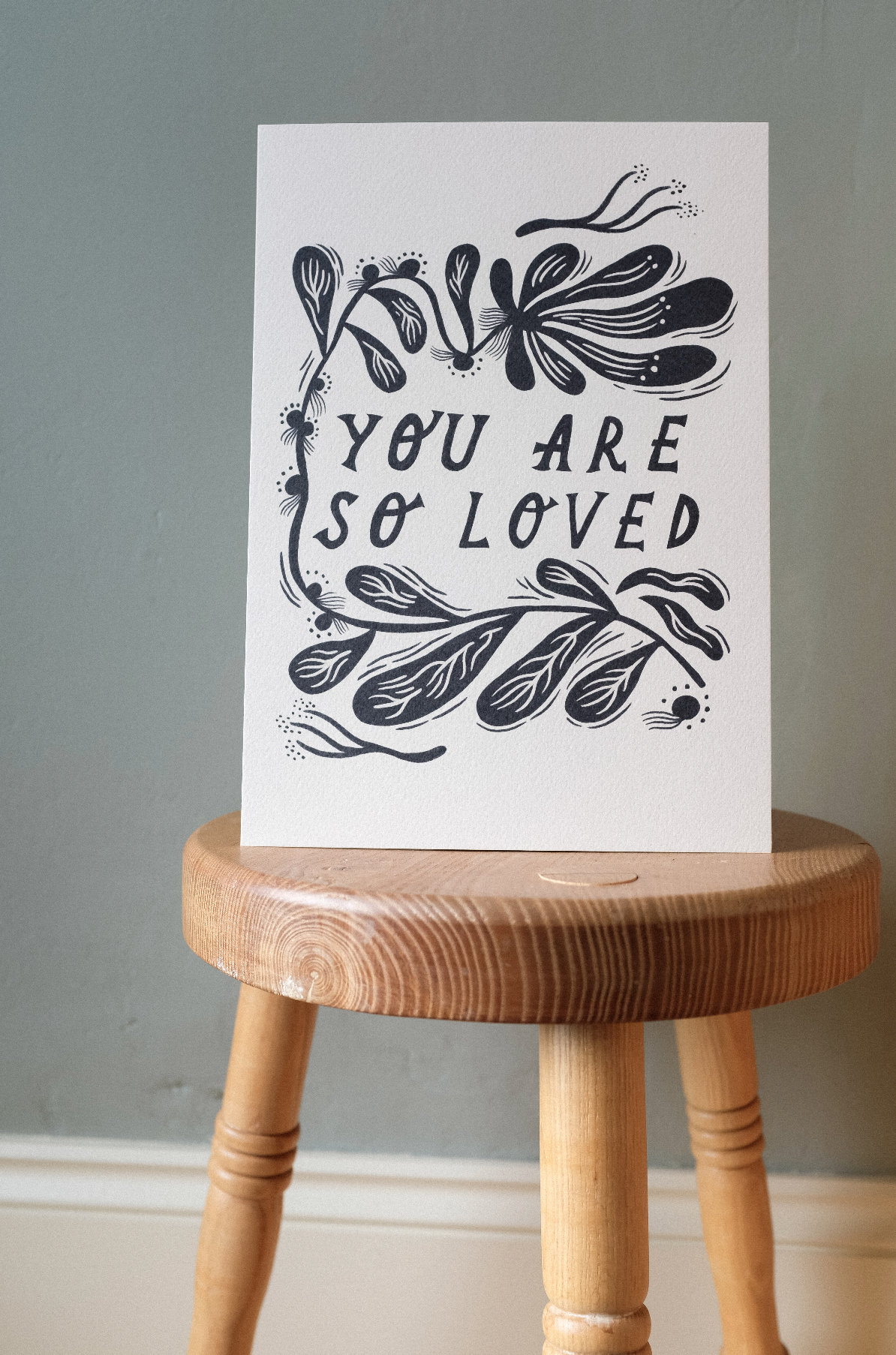 Lauren Marina - Wholesale Art Print - 'You Are So Loved' Thoughtful Art Print2