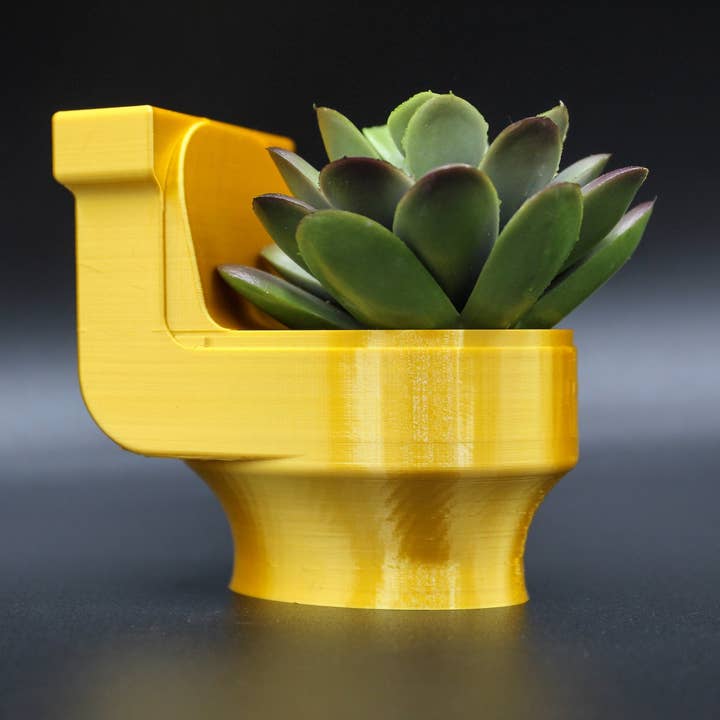 Clever Contraptions - Wholesale Plant Pot - Toilet Succulent Planter | The Pot Pot | The Golden Throne
