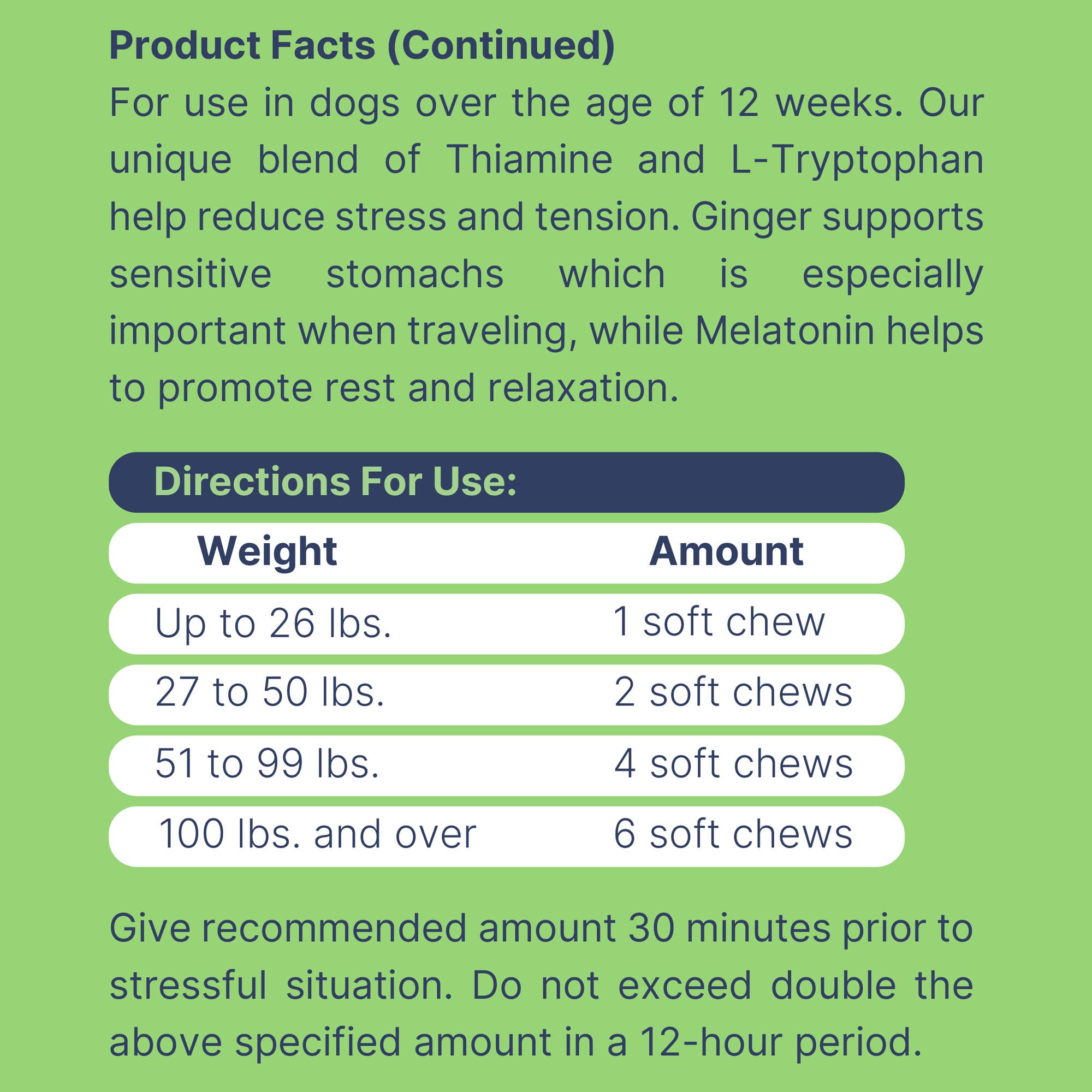 Chew + Heal - Wholesale Pet Supplement - Dog - Healthy Pup Calm, Anxiety & Behavior Supplement for Dogs5