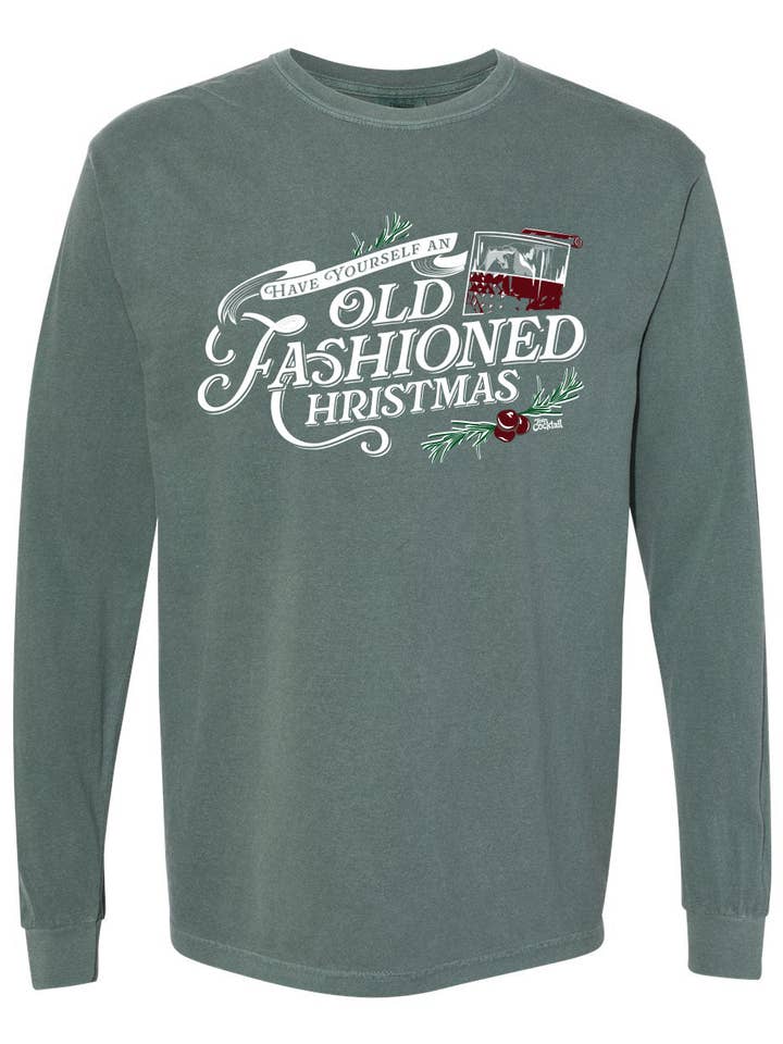 Have Yourself An Old Fashioned Christmas Unisex Heavyweight Long-sleeve T-Shirt for wholesale by Team Cocktail
