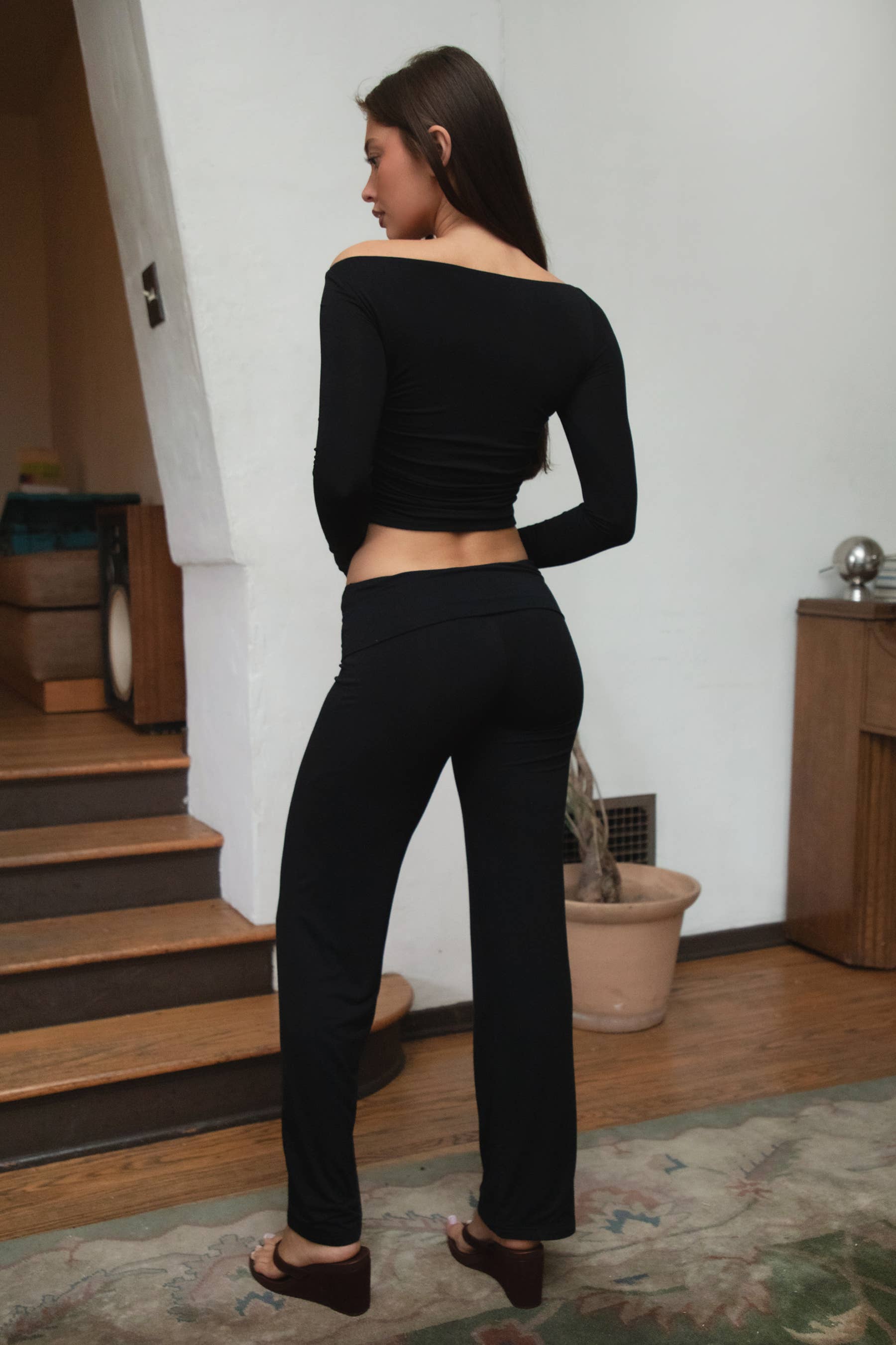 TICTOC - Venta al por mayor Pantalones de chándal/cómodos - Mujer - Leggings de Pierna Recta con Dobladillo SORA Pantalones Casuales para Estar en Casa19