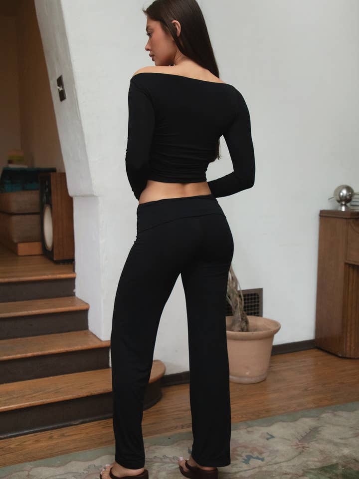 TICTOC - Venta al por mayor Pantalones de chándal/cómodos - Mujer - Leggings de Pierna Recta con Dobladillo SORA Pantalones Casuales para Estar en Casa19