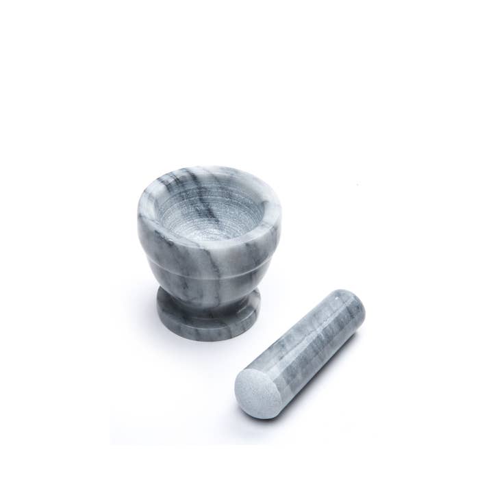 Fox Run Brands - Wholesale Mortar & Pestle - Fox Run Marble Mortar and Pestle, White, 3"1