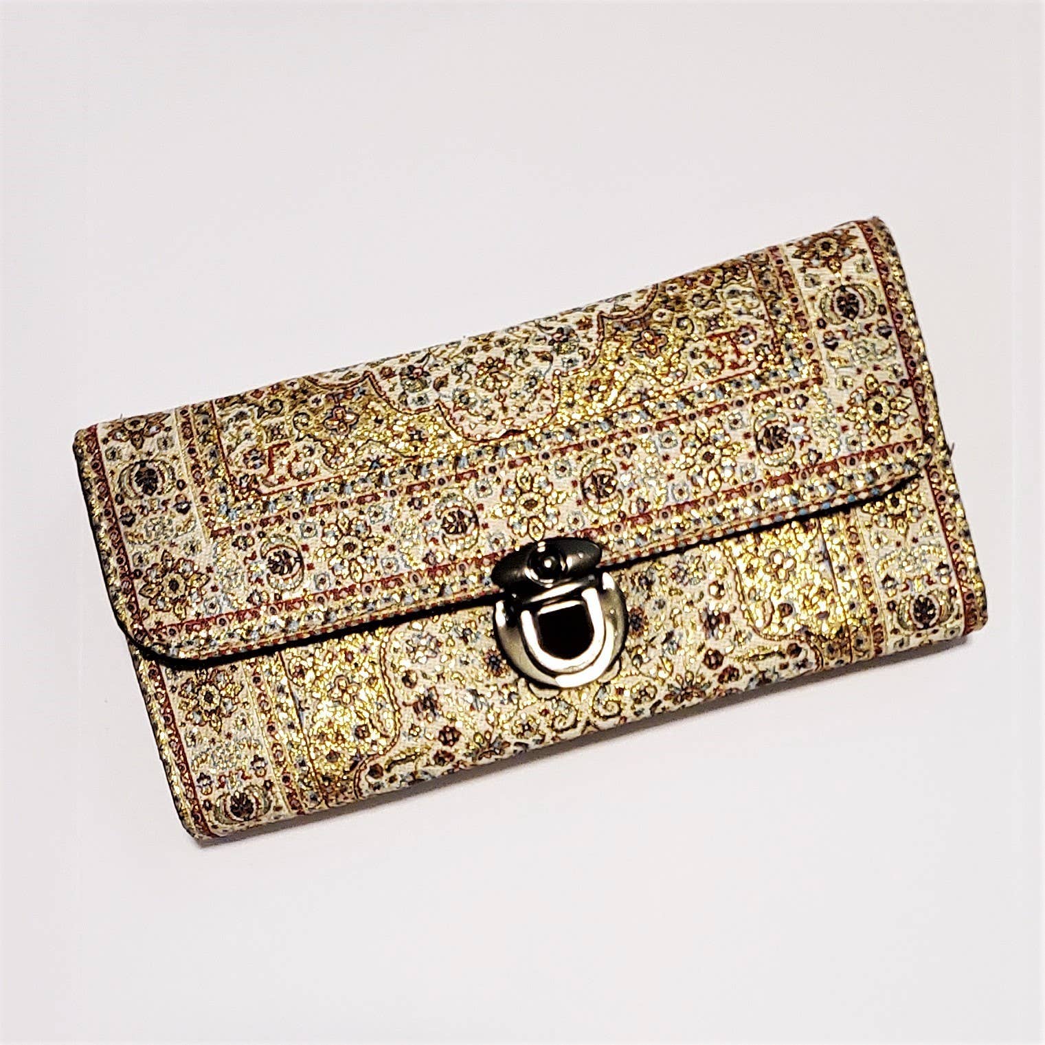 Eclectic Woodchuck - Vente Portefeuille – femme - Portefeuille à bandoulière inspiré des tapis turcs8