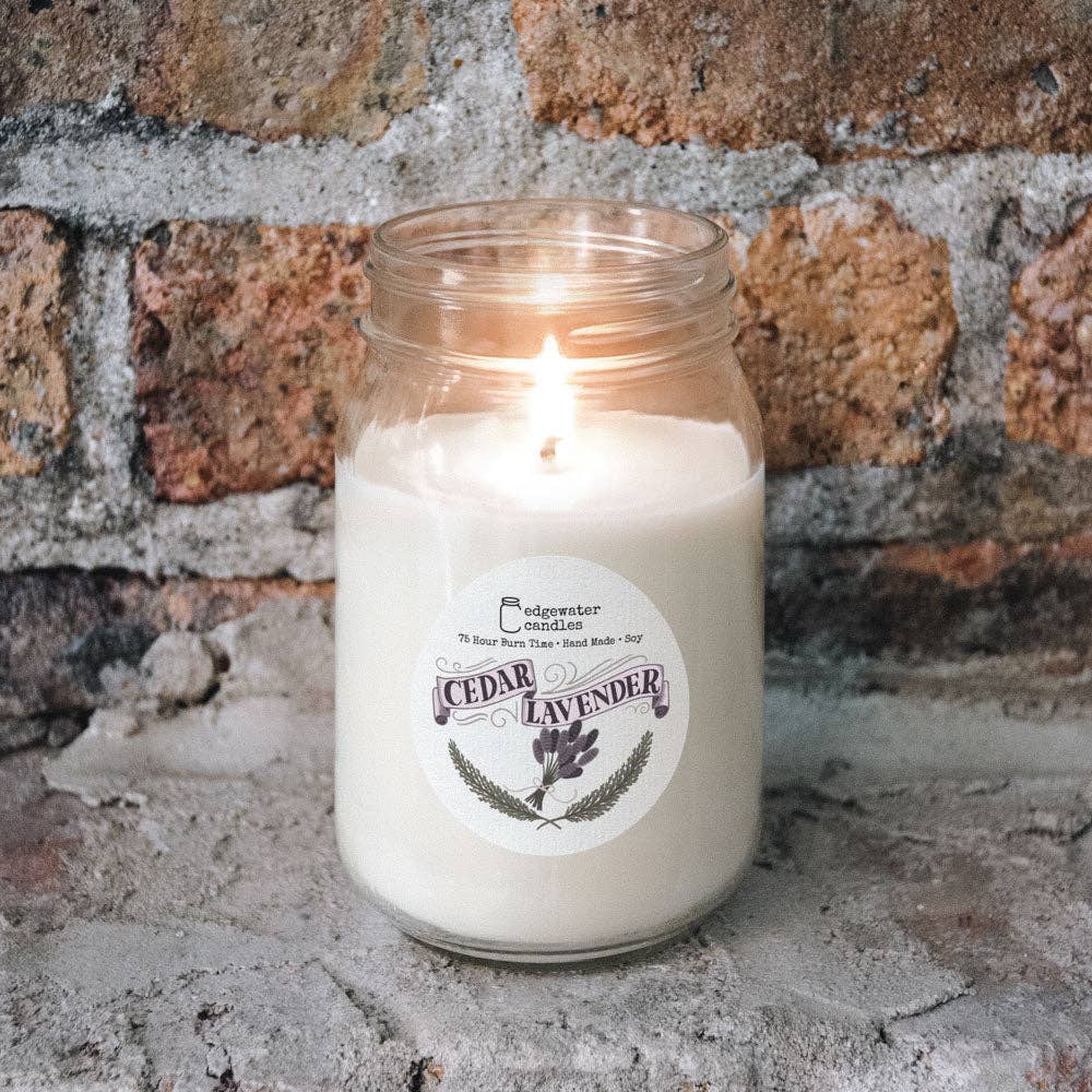 Edgewater Candles - Wholesale Jar/Filled Candle - Cedar Lavender1