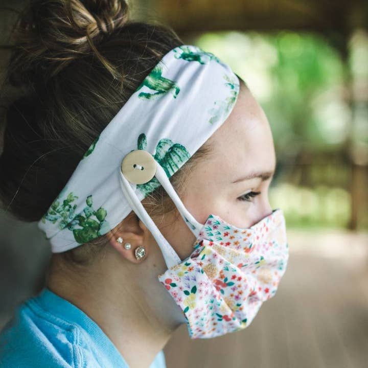 Cactus knot headband for wholesale by Square Lane Boutique