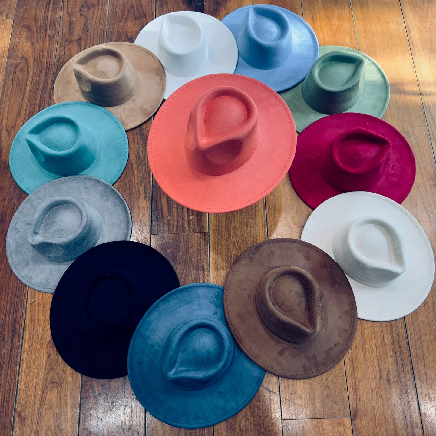 One and Only Accessories - Wholesale Fedora - Women's - Vegan Suede Rancher Hat 6