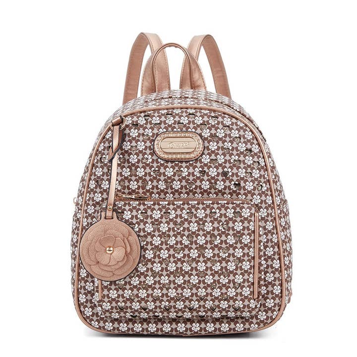 Brangio (Italy) Company Inc. - Wholesale Backpack - Women's - Brangio Italy Floral Harmony Designer Backpack
