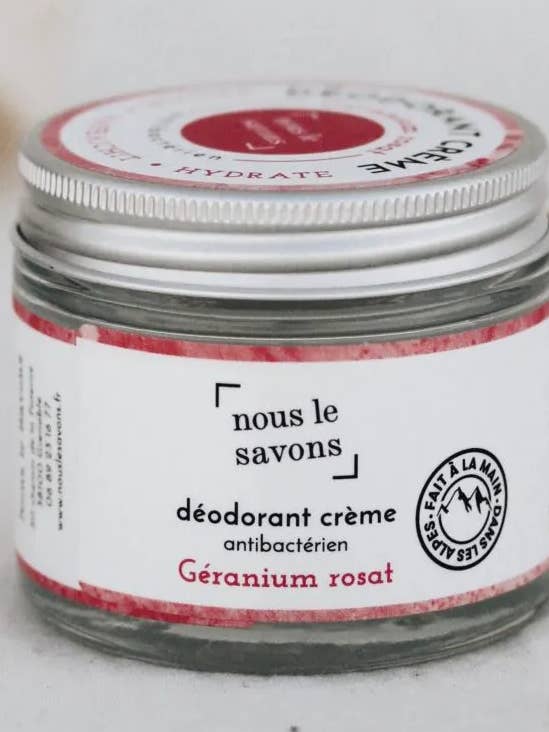 Deodorante naturale biologico con Geranium Rosat per la vendita all'ingrosso da parte di Nous Le Savons