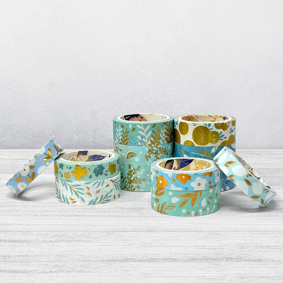 Wrapables.com - Wholesale Washi Tape - Wrapables Decorative Gold Foil Washi Tape Box Set12