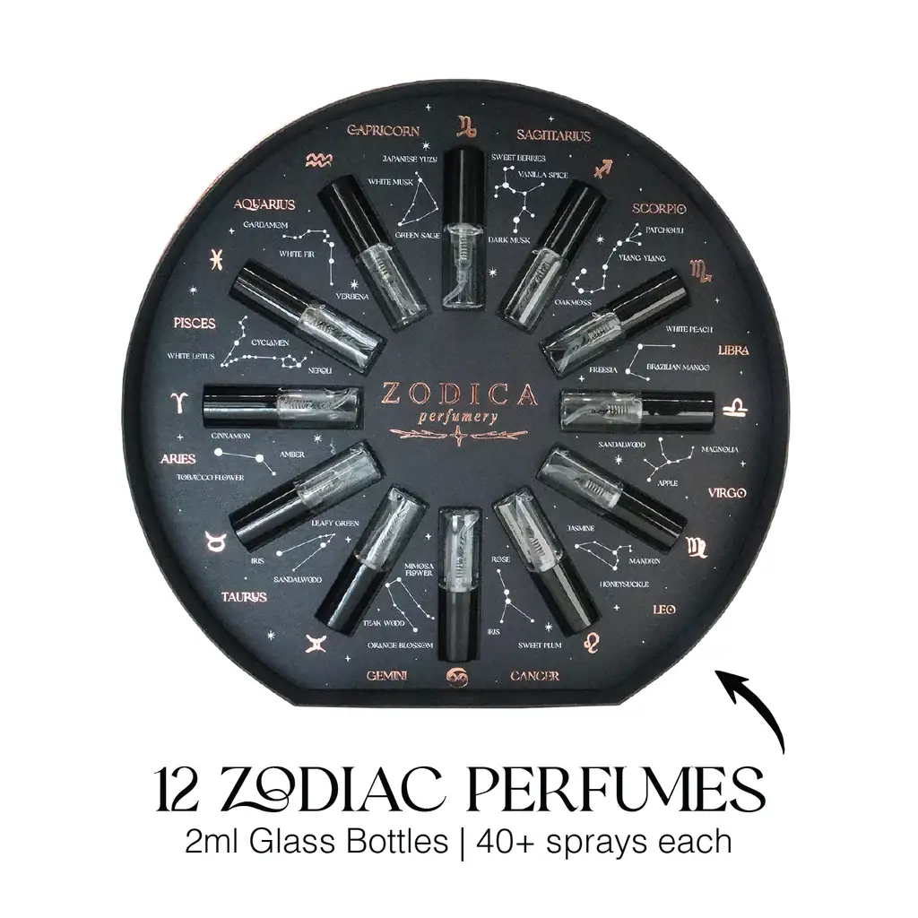 Zodica Perfumery - Wholesale Perfume Gift Set - Zodiac Perfume Palette Astrology Christmas Gift Set3