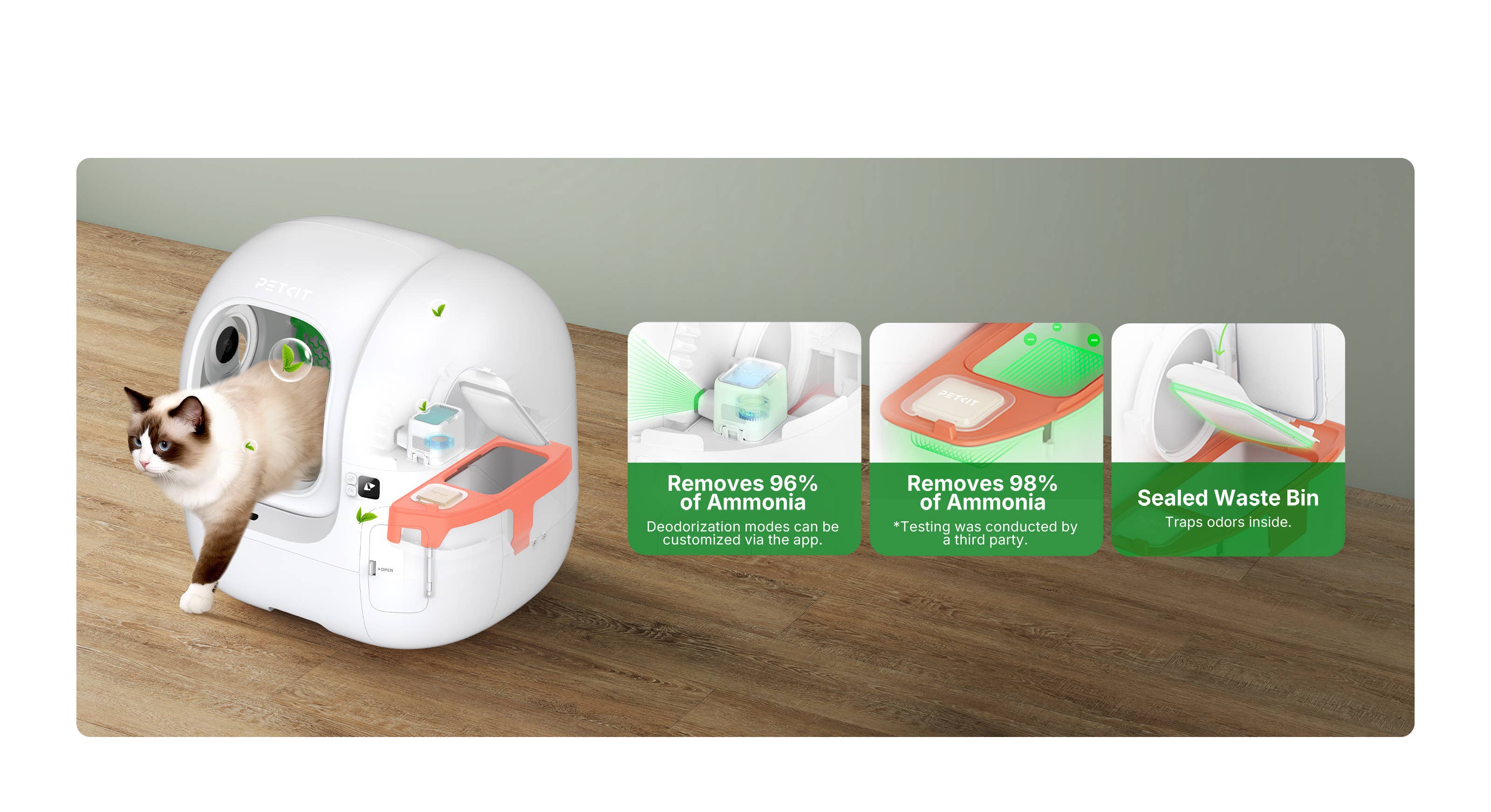 PETKIT - Wholesale Pet Bowl - Cat/Dog - Purobot Max Pro 2 Automatic Cat Litter Box2