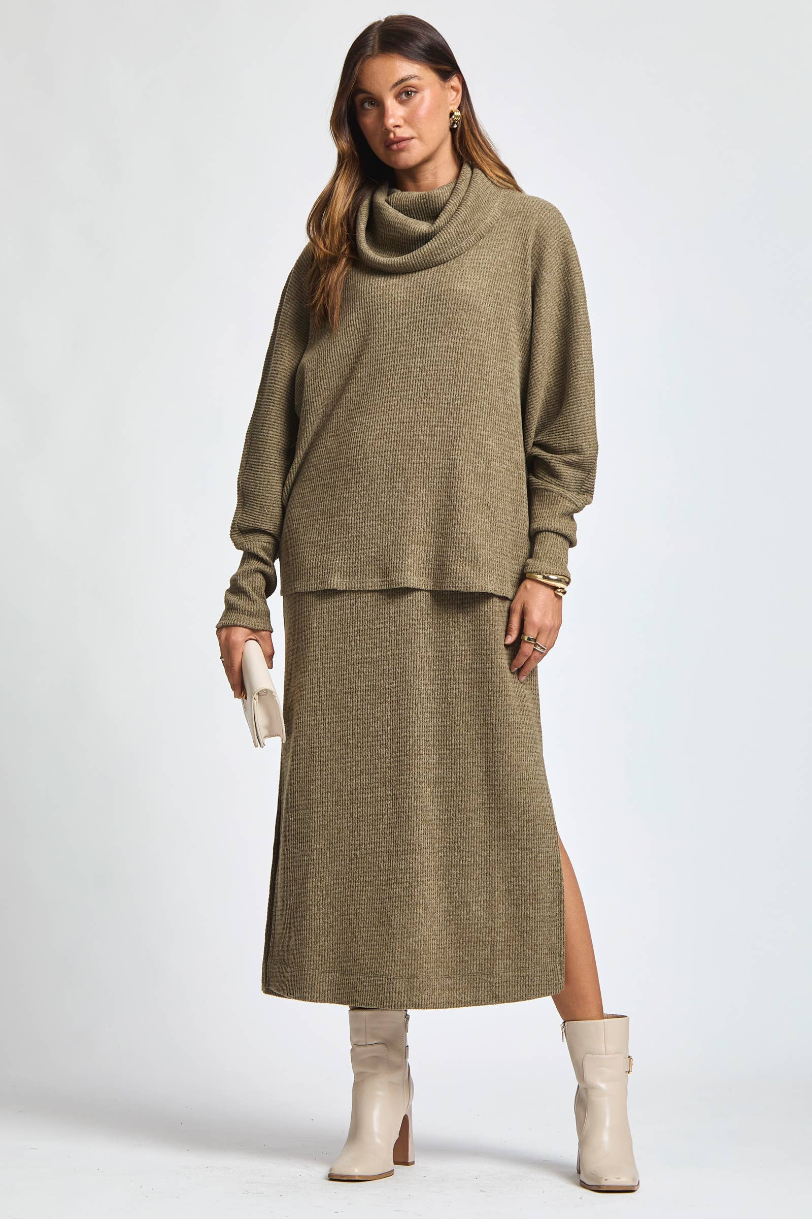 Dear Scarlett – Conjuntos Casual - Mulher por atacado – Conjunto de Camadas Térmicas Aconchegante de 2 Peças6