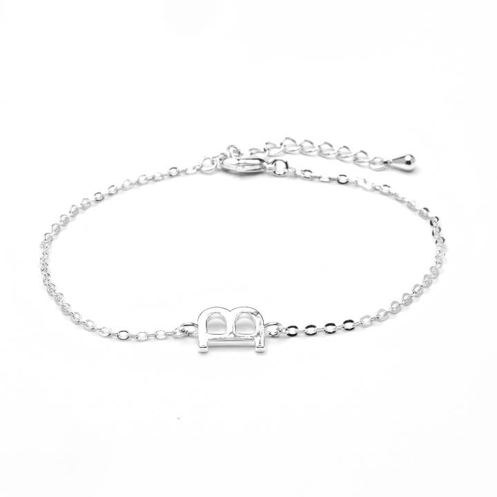 Armband Silberoptik - Alphabet für den Großhandel von Luxenter