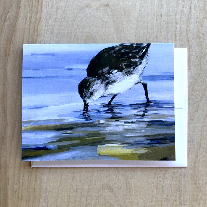 Art by Alyssa - Wholesale Everyday Greeting Card - Piper in Blues Card0