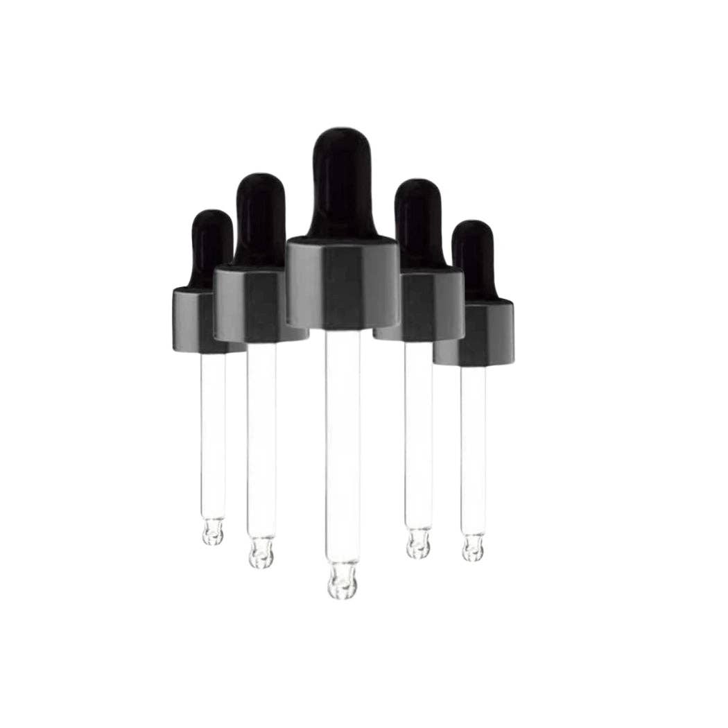 Aromachology - Wholesale Houder voor etherische olie - 10 ml Glazen Pipetdop Zwart2