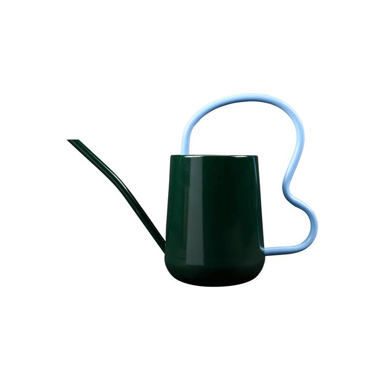 Nuovo annaffiatoio da interno con bordo smerlato - Verde scuro FSC 100% per la vendita all'ingrosso da parte di Burgon and Ball EU