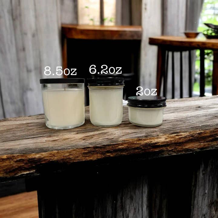 Old Route 40 - Wholesale Jar/Filled Candle - White Tea Candle