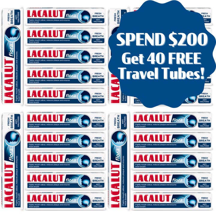 LACALUT - WHOLESALE - Wholesale Toothpaste - LACALUT® FLORA 75ml - RRP $13.952