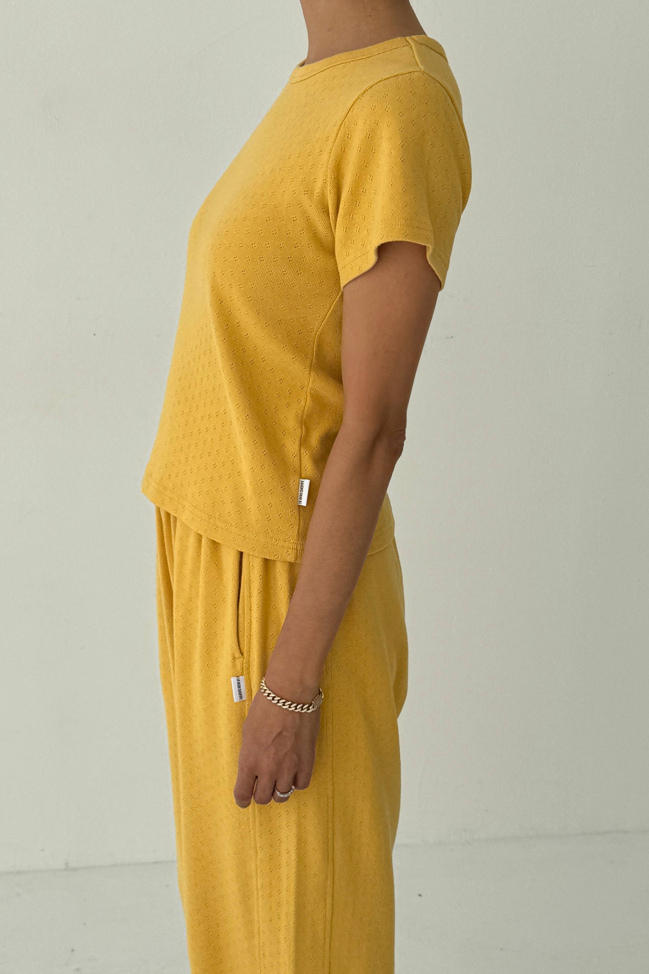 Le Bon Shoppe - Wholesale Knit Top - Women's - Pointelle Babe Tee (2S-2M-1L)12