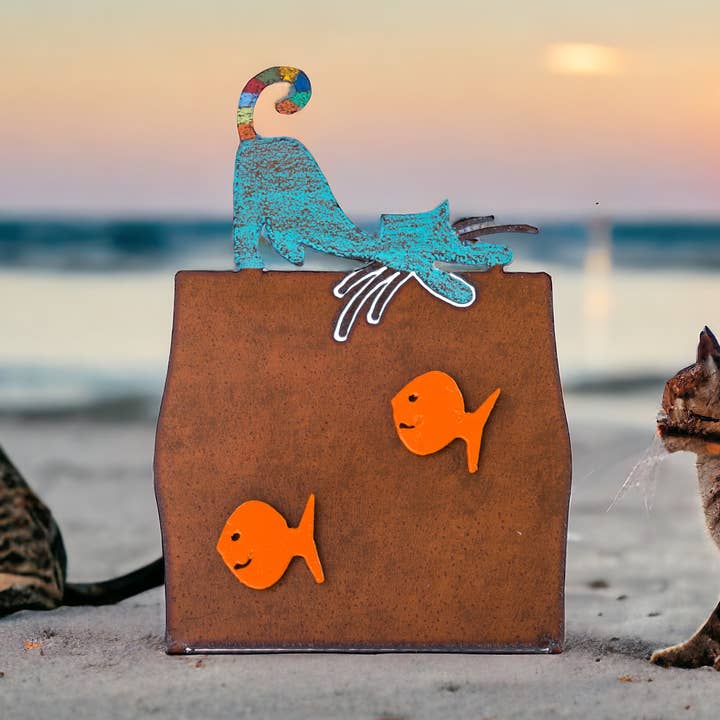 Cat Picture Frame pet memorial memo board cute cat magnet for wholesale by Whimsies