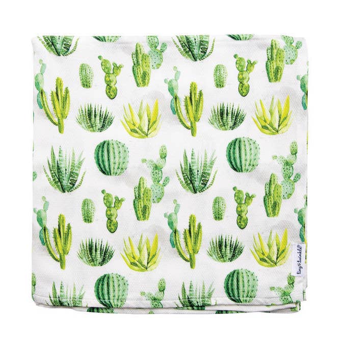 TINY TWINKLE - Mousseline carrée 120 x 120 cm Cactus pour la vente par Idea Gioconda