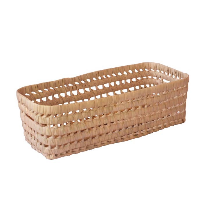 Kurv af flet, marokkansk palmekurv, rattanæske for engroshandel hos ZocoChic