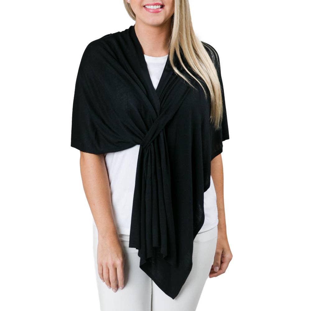 Top It Off - Wholesale Wrap - Women's - Kaylie Keyhole Wrap - One Size Chic Classic - Winter 20251