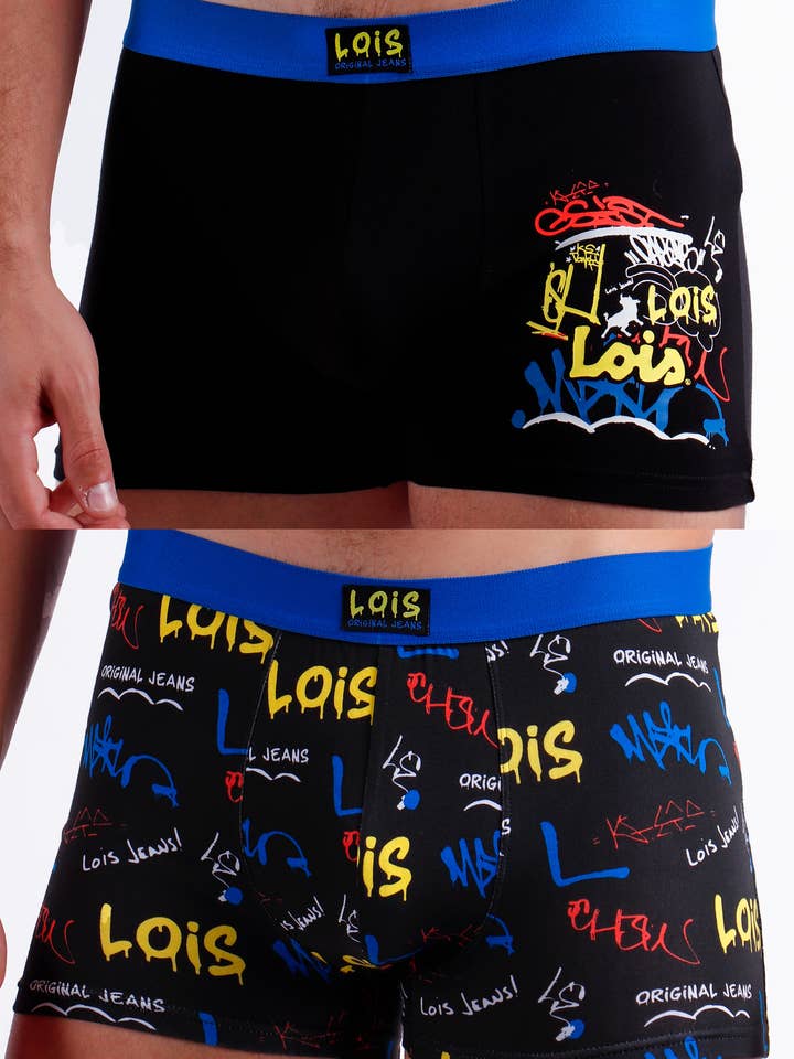 LOIS Graffiti Byxor/Boxershorts för män, (Låda med 2 enheter) för wholesale av ADMAS