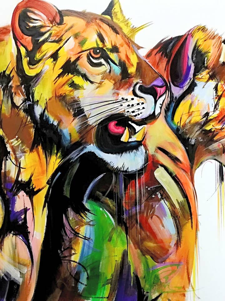 LION 5 pour la vente par Curated Art