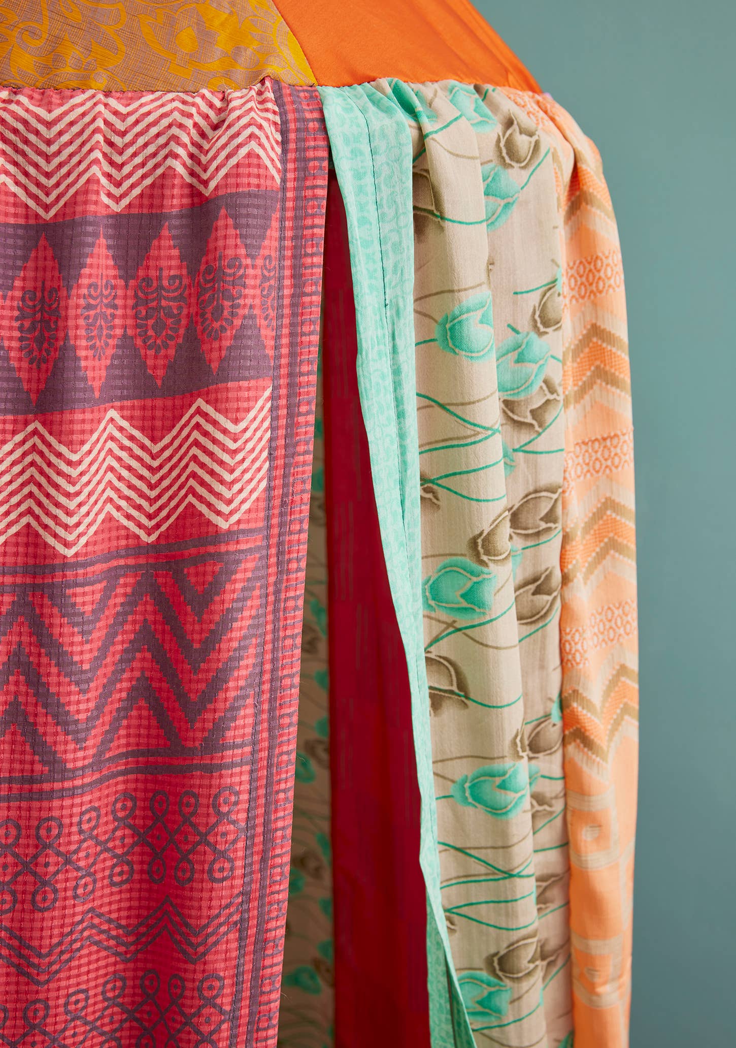 Namaste - Wholesale Curtain - Recycled Sari Canopy Curtain3