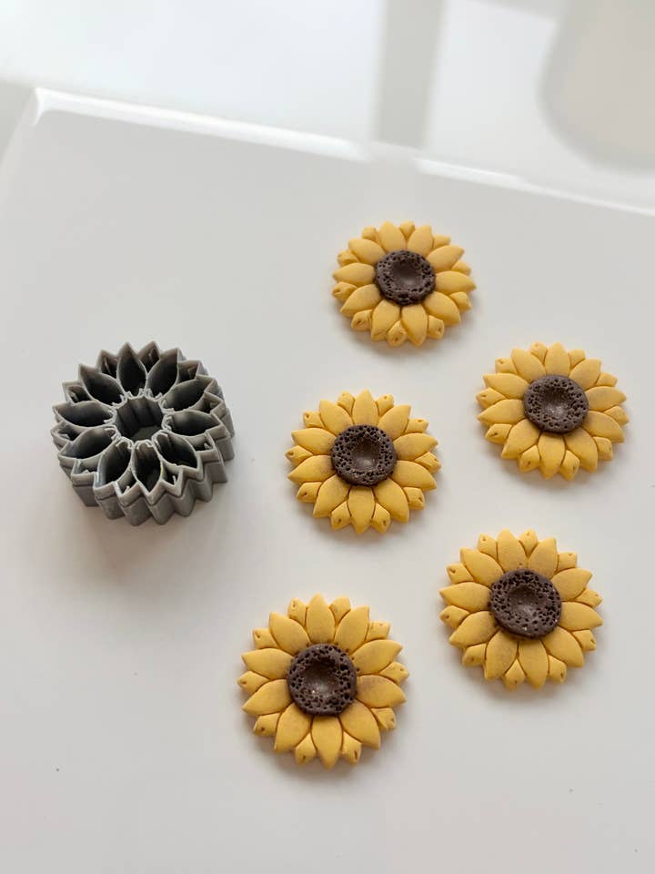 Sunflower Cutter for wholesale by ClaybyMO