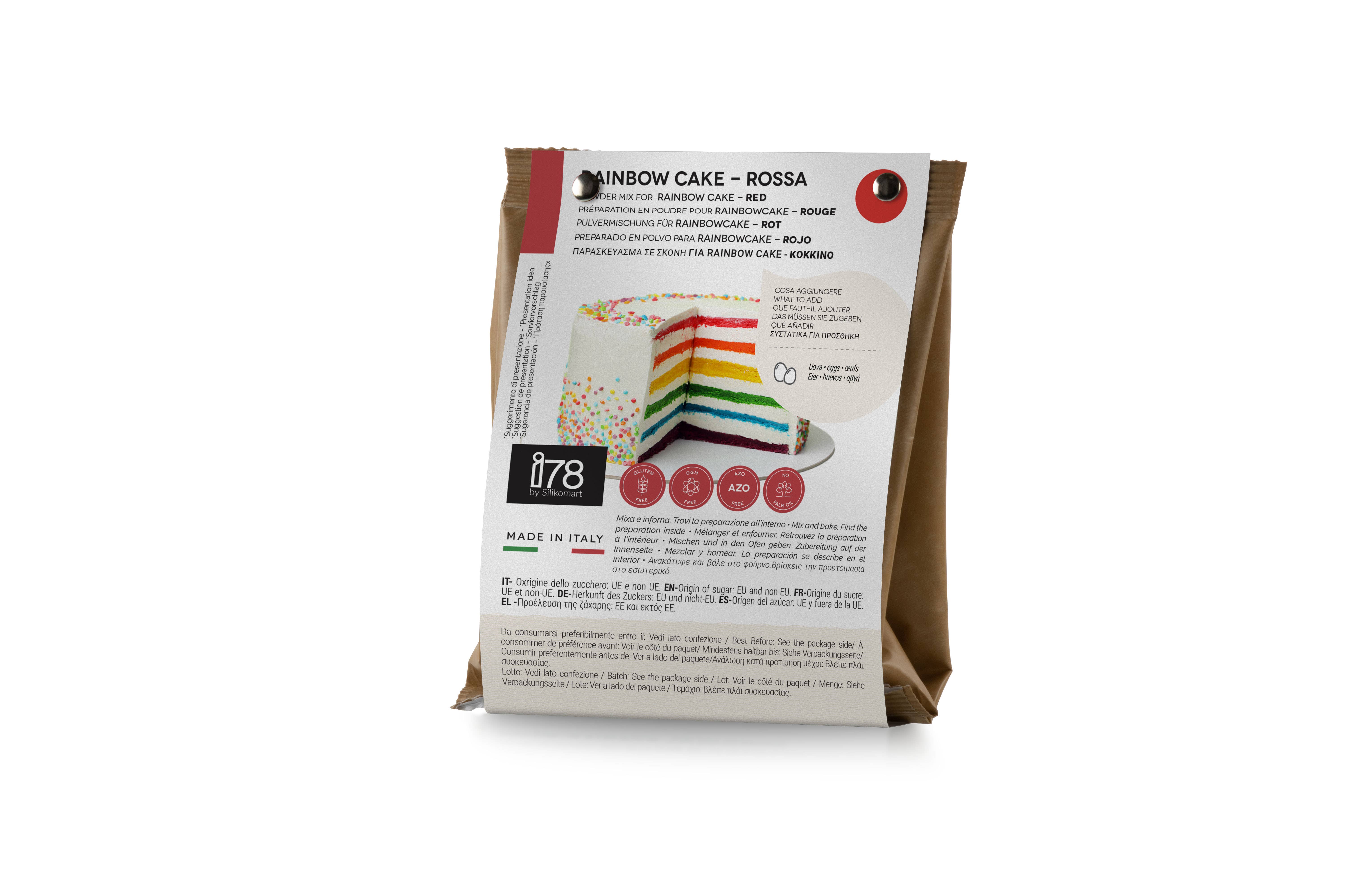 Silikomart - Wholesale Cake Mix - Gluten Free - Rainbow Cake Powder - 100 g0