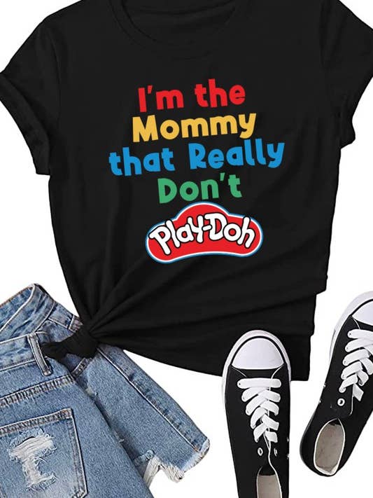 Im the Mommy Print Tee for wholesale by DOTCOM