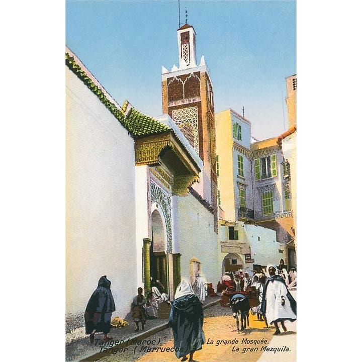 Found Image Press – Großhandel Magnete – Magnet MF-422 Große Moschee, Tanger, Marokko