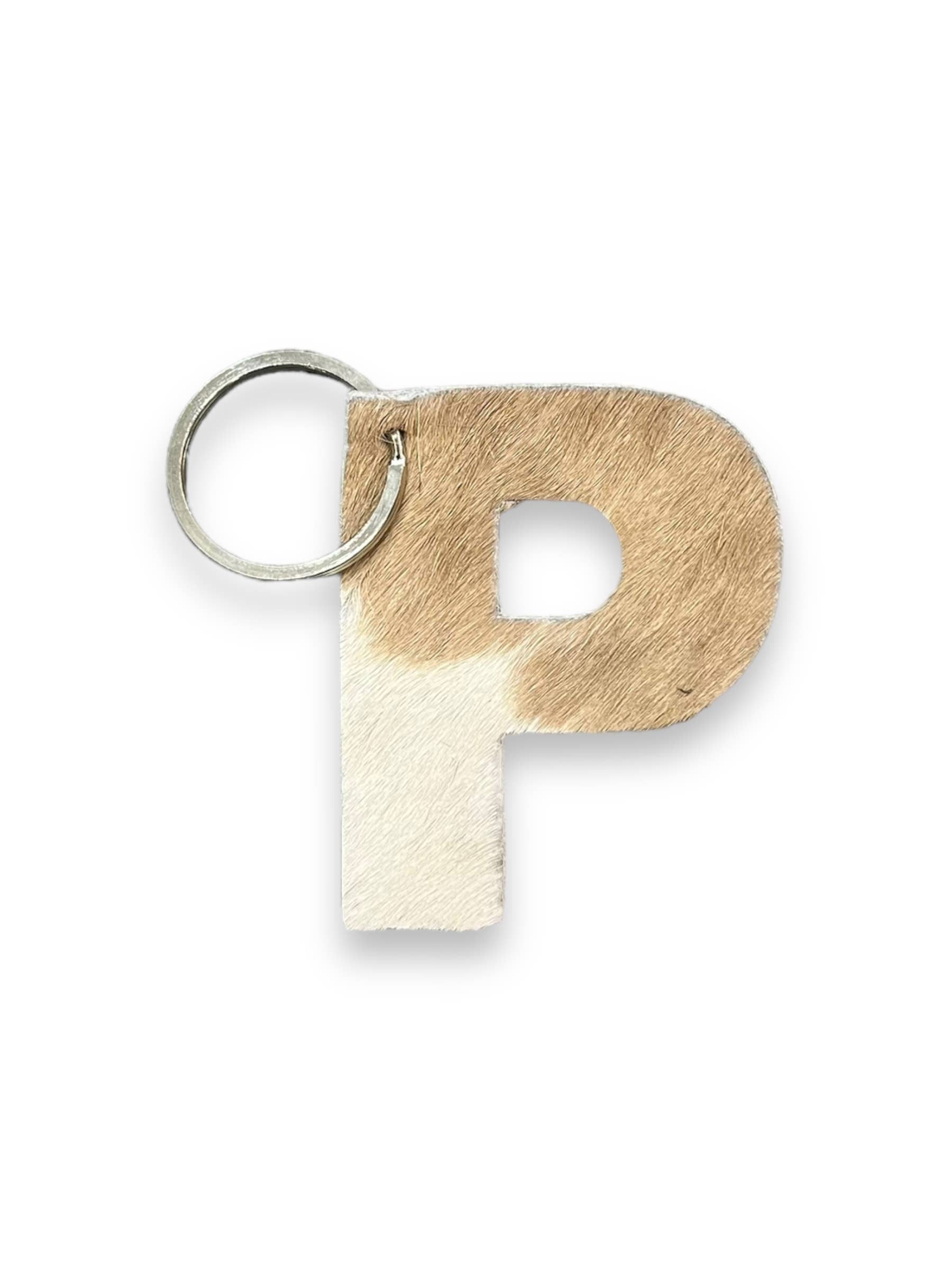 Western Linens - Wholesale Keychain - Unisex - Alphabet Cowhide Key Chains17