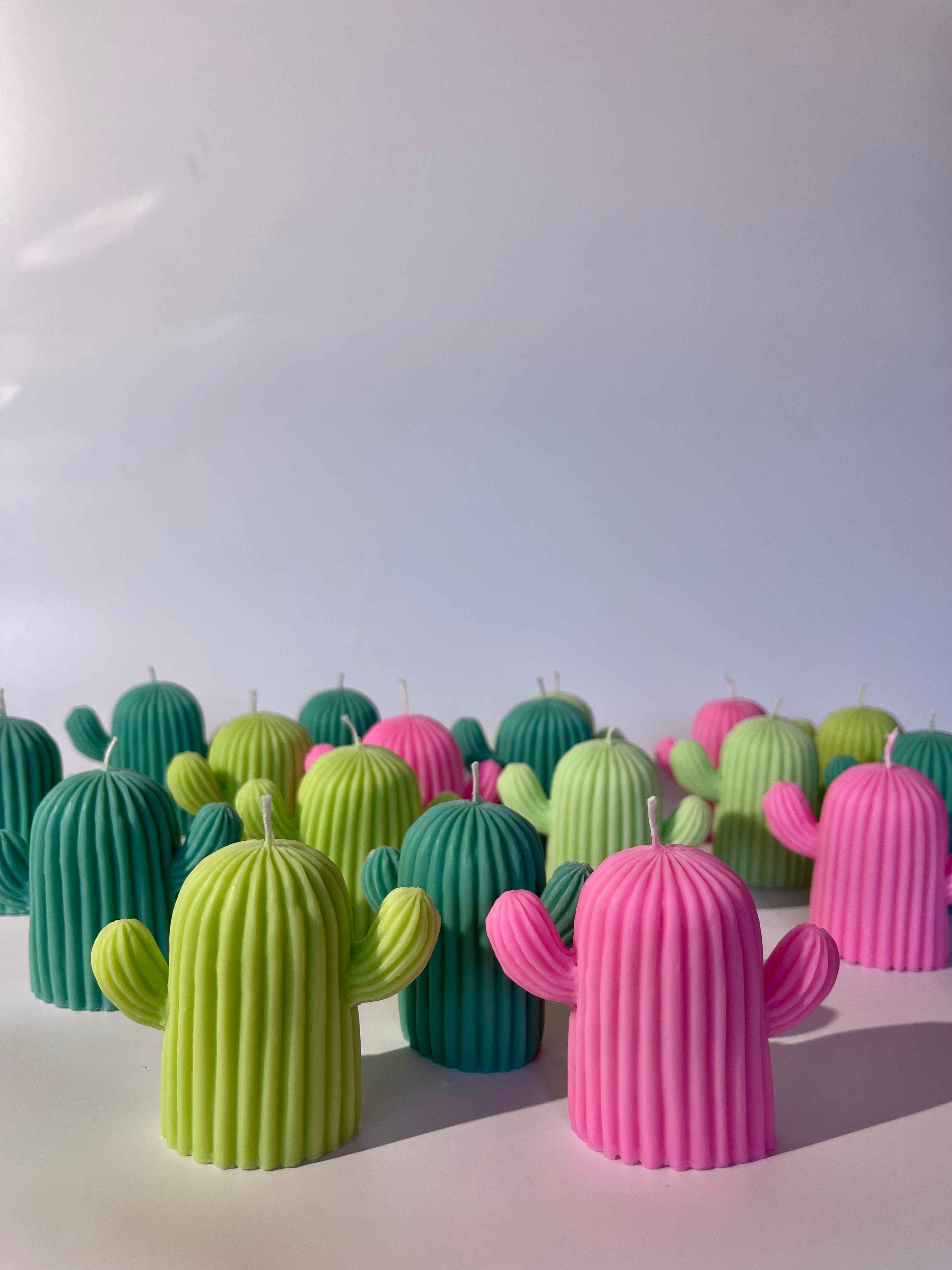 Mrs. Candlier - Wholesale Novelty Candle - All Natural Soy Pillar Wax Cactus Decorative Candle3