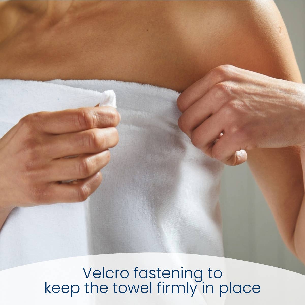 Allure Bath Fashions - Wholesale Bath towel - Ladies Adjustable Shower Wrap Towel - 100% Cotton6